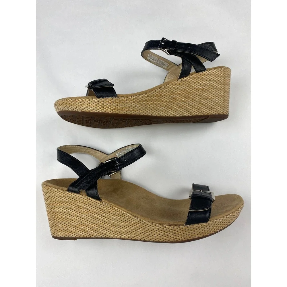 Vionic Enisa Sandal Women's Size 7 Comfort Shoe Strappy Wedge
